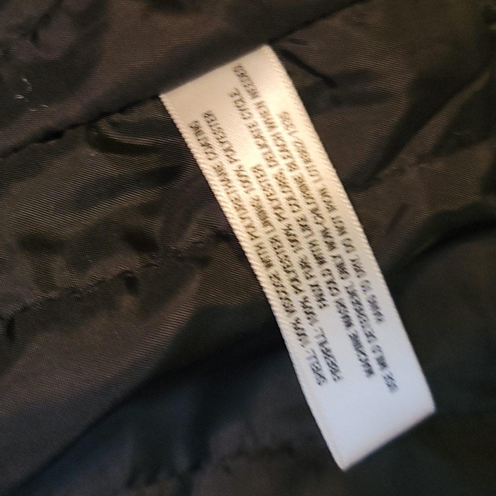 I ❤ Ronson jacket moto black faux leather and sherpa neckline silver zippers - Picture 11 of 12